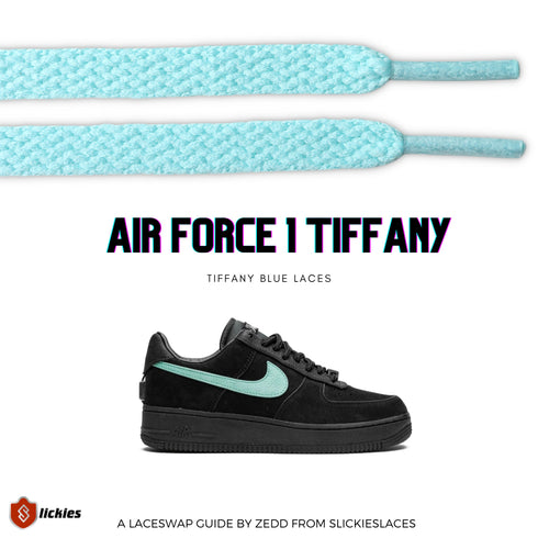 BASICS Laces Flat Rope Oval - Tiffany Blue Laces for Air Force 1 Tiffany